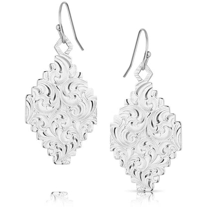 Montana Diamond of the West Turquoise Earrings