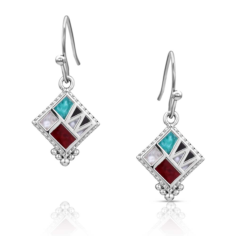 Montana Four Corner Mosaic Earrings