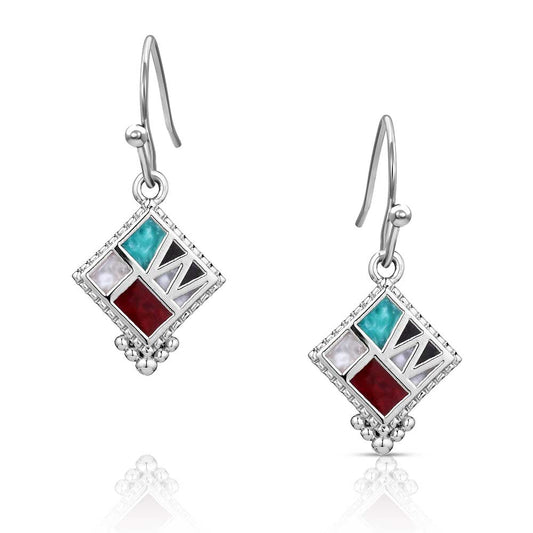 Montana Four Corner Mosaic Earrings