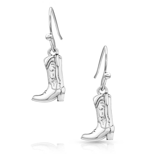 Montana Sculpted Cowboy Boot Earrings