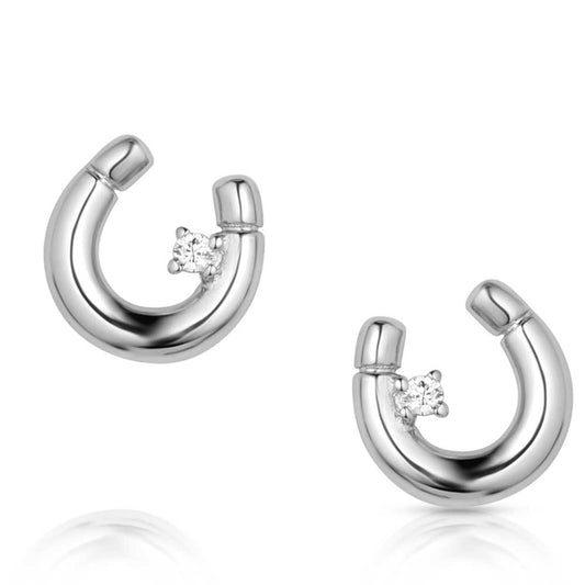 Montana Little Light Horseshoe Earrings