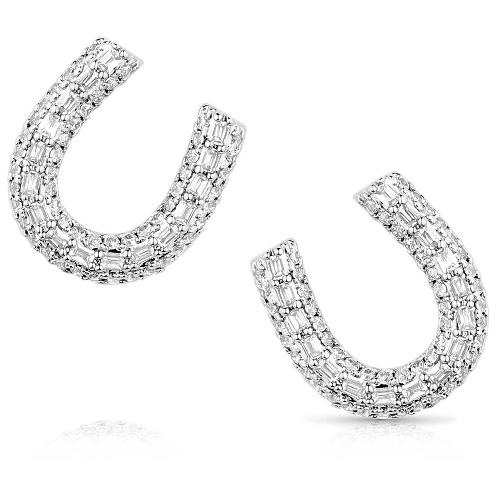 Montana Frosted Luck Crystal Earrings
