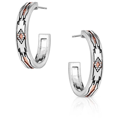 Montana Western Sands Hoop Earrings