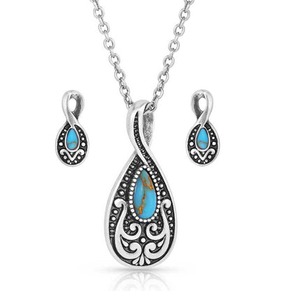 Montana Western Tradition Turquoise Jewelry Set