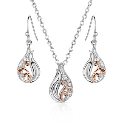 Montana Whisps of Elegance Crystal Jewelry Set
