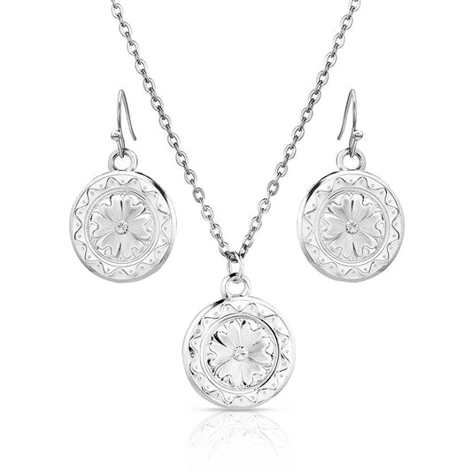 Montana Framed Floral Jewelry Set