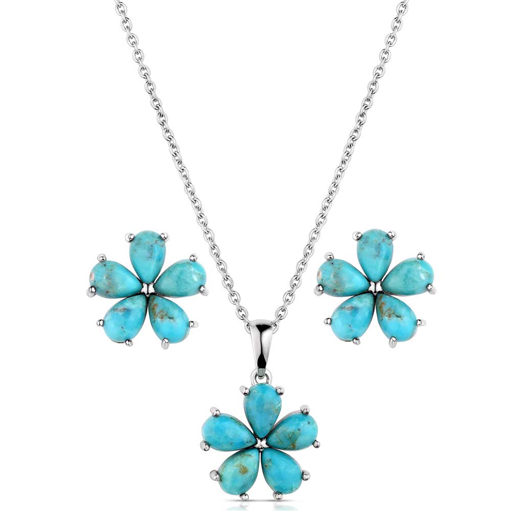 Montana Floral Sky Jewelry Set