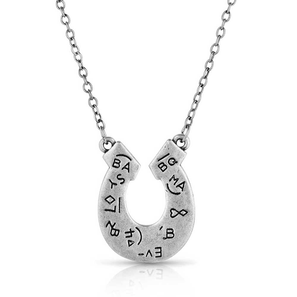 Montana Inner Turquoise Horseshoe Necklace