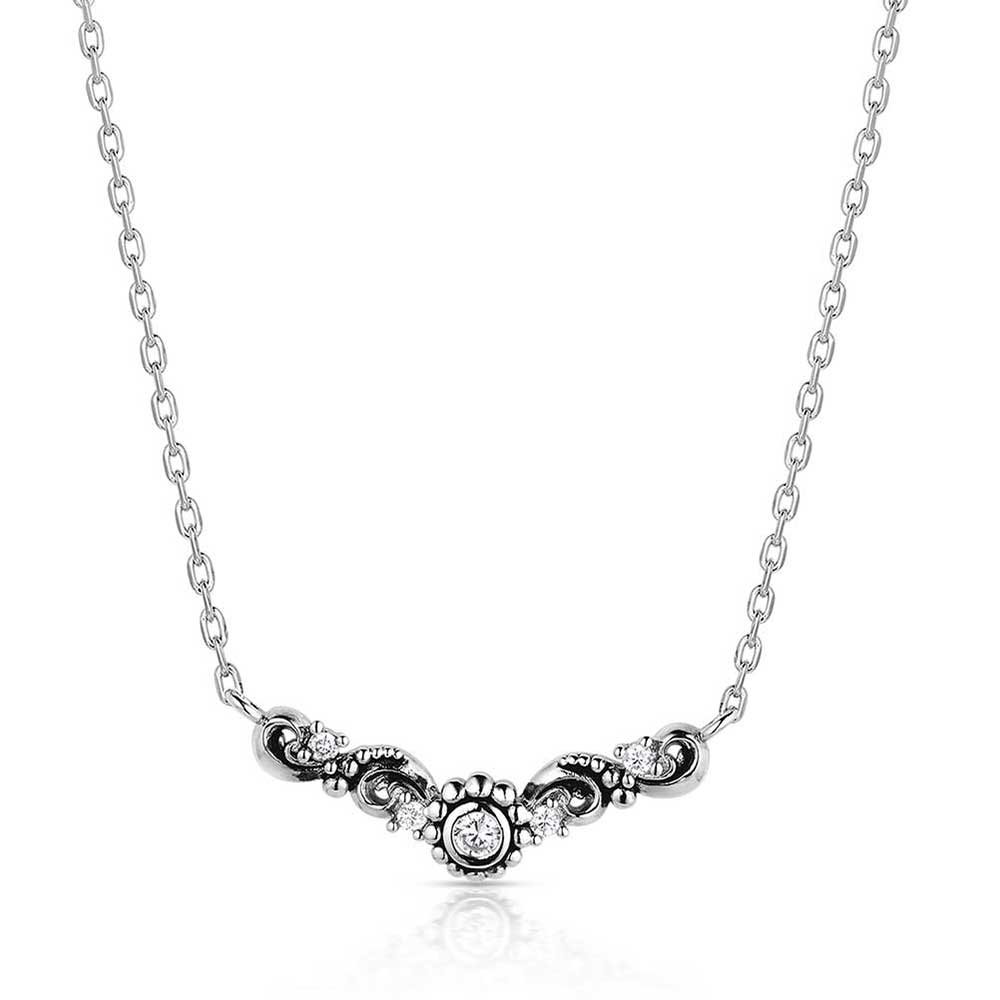 Montana Windblown Crystal Necklace