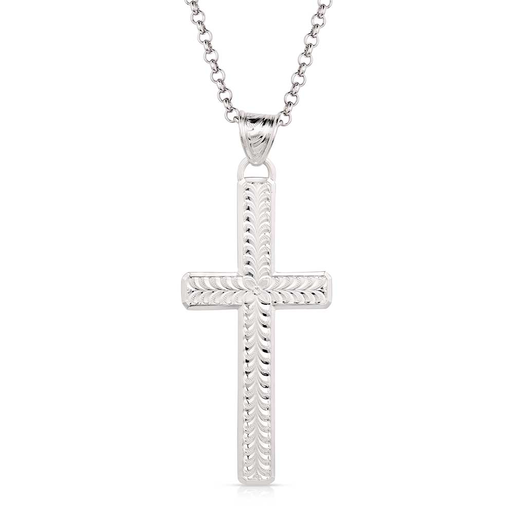 Montana Silver Cross Necklace