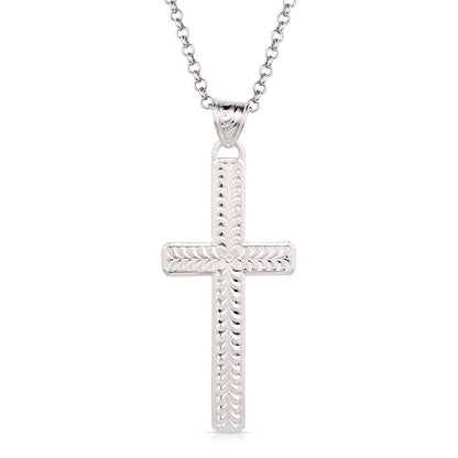 Montana Silver Cross Necklace