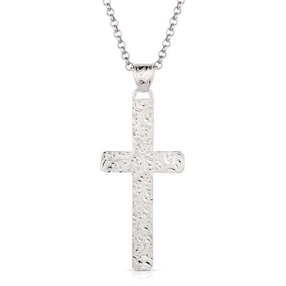 Montana Silver Cross Necklace