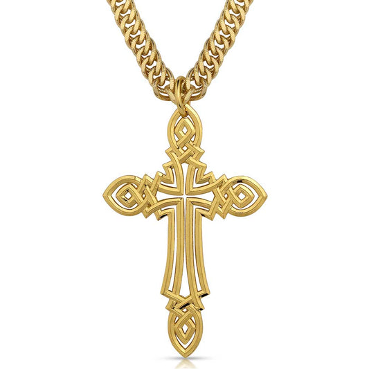 Montana Gold Celtic Cross Necklace
