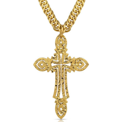 Montana Gold Celtic Cross Necklace