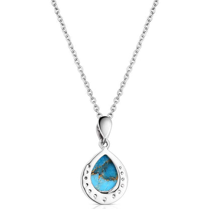 Montana Blue Rivers Turquoise Necklace