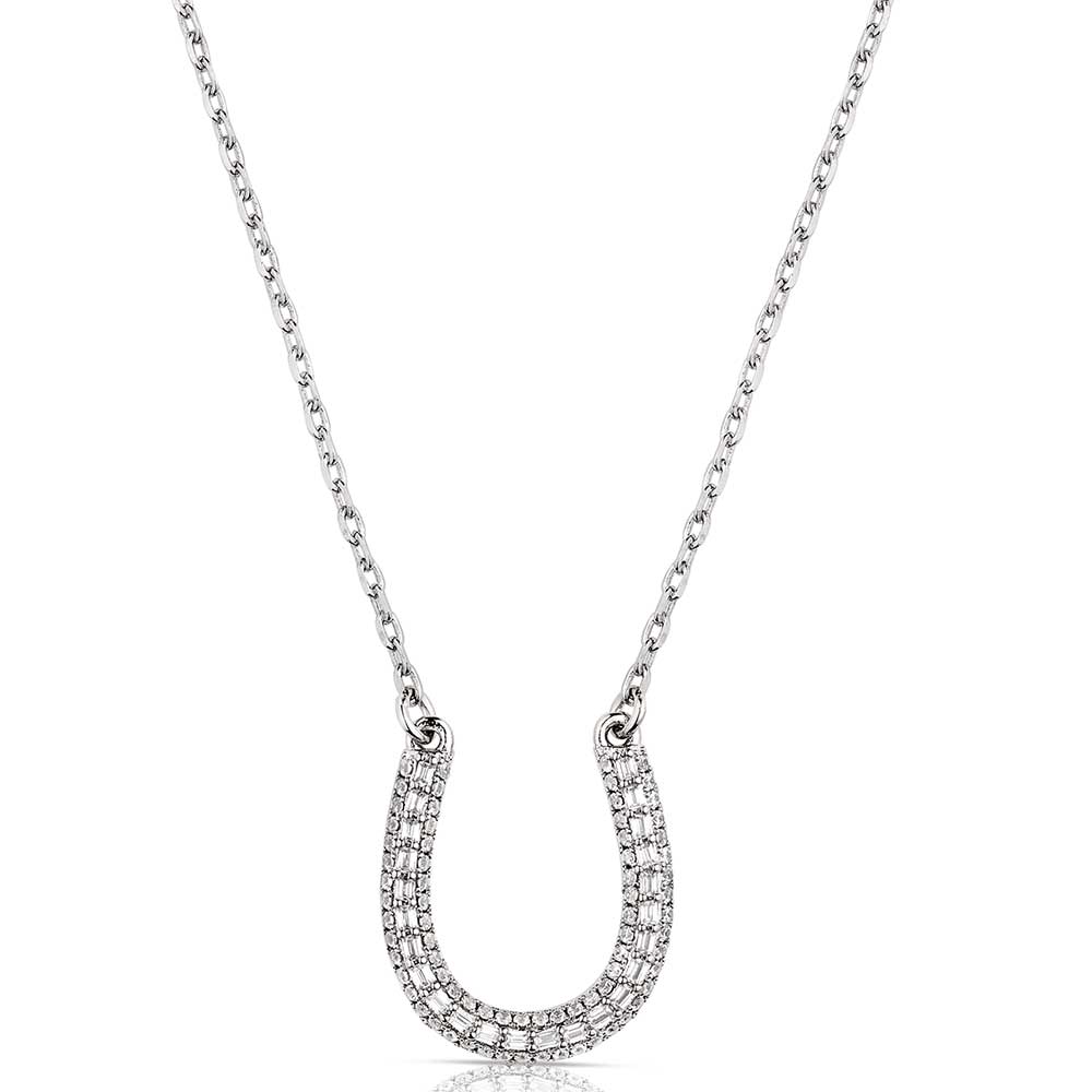 Montana Frosted Luck Crystal Necklace