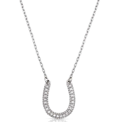 Montana Frosted Luck Crystal Necklace