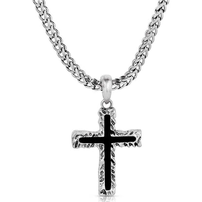 Montana Roughstock Cross Necklace