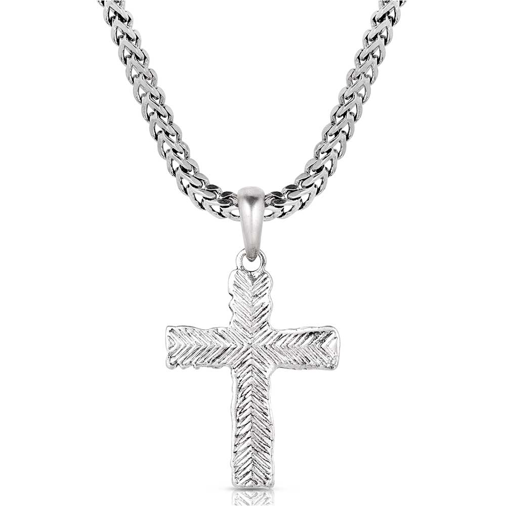 Montana Roughstock Cross Necklace
