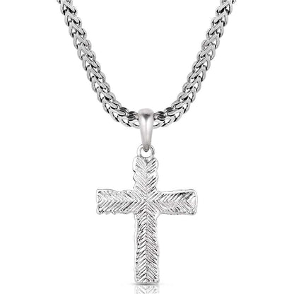 Montana Roughstock Cross Necklace