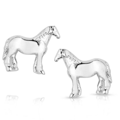 Montana Quarter Horse Earrings