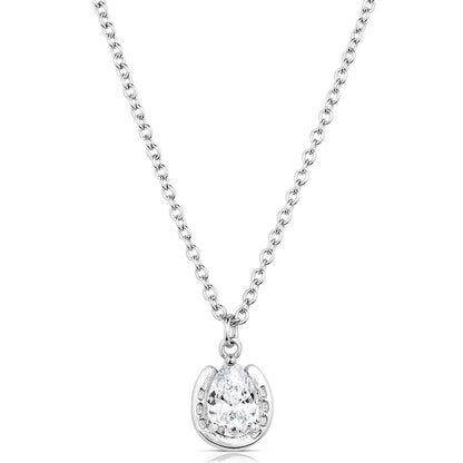 Montana Lucky Trot Crystal Necklace