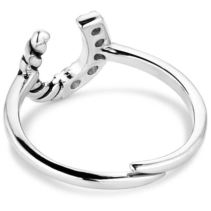 Montana High Tides Roping Luck Crystal Ring