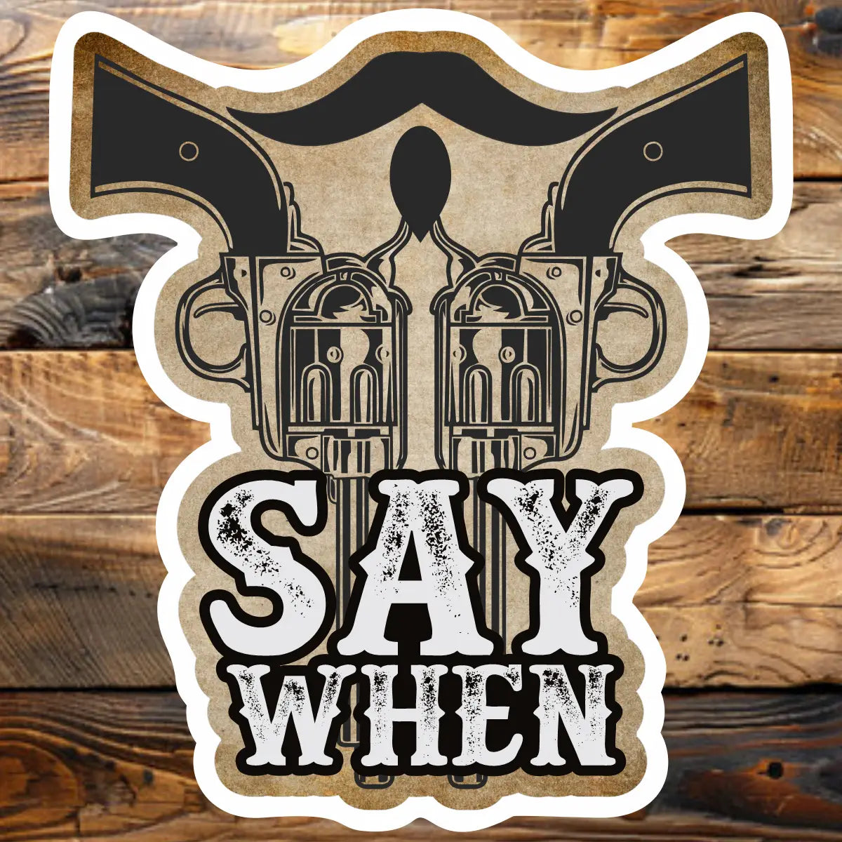 Sticky Sticker Guy Say When