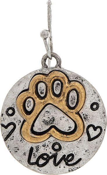 Rain Dog Paw Love Earrings