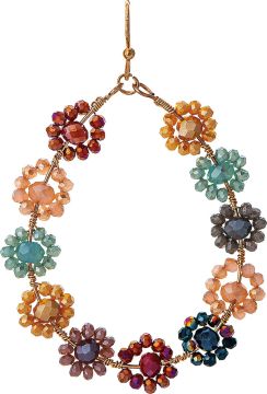 Rain Gold Multi-Flowered Earring