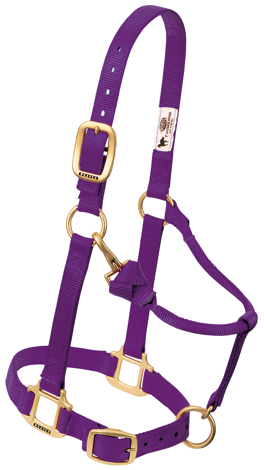 Weaver Adjustable Chin Throat Snap Halter 3/4" Suckling