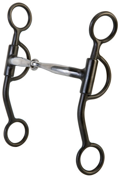 Weaver 5" Sweet Iron Mouth with Copper Inlay Professional Snaffle Bit