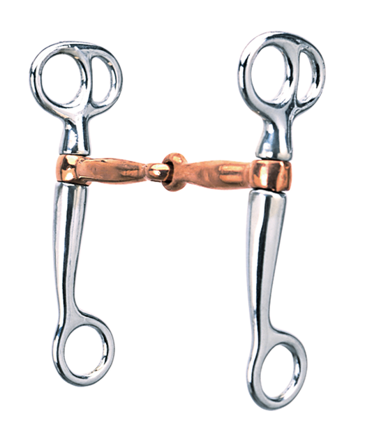 Weaver Stainless Steel Copper Tom Thumb Snaffle Bit