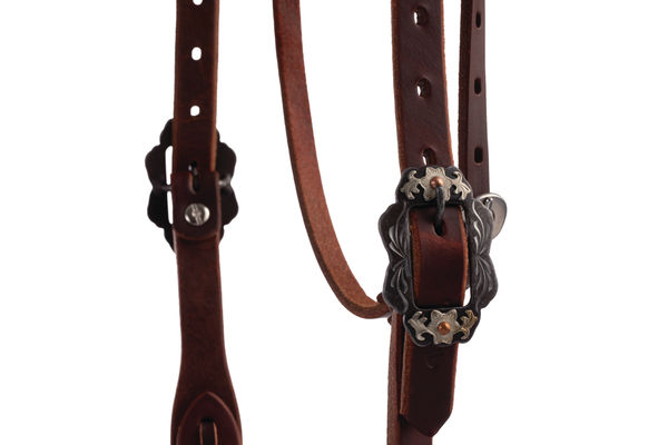 Weaver Working Straight Browband Headstall Brown