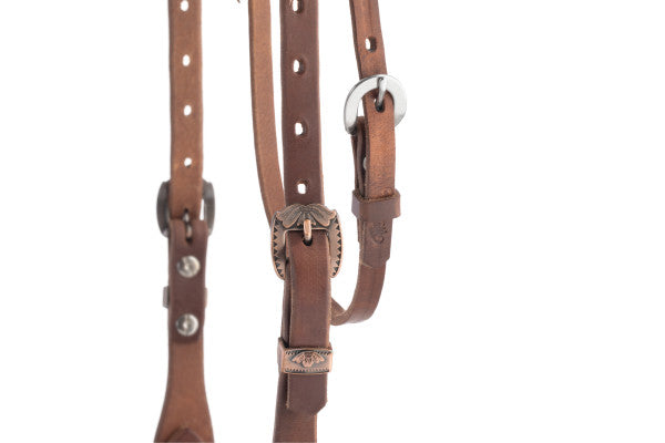 Weaver Straight Brow Saltlick Heel Protack Headstall