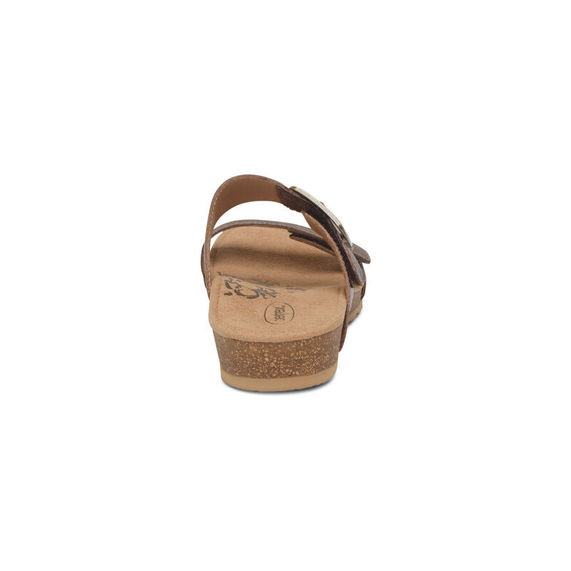 Aetrex Daisy Slide Brown