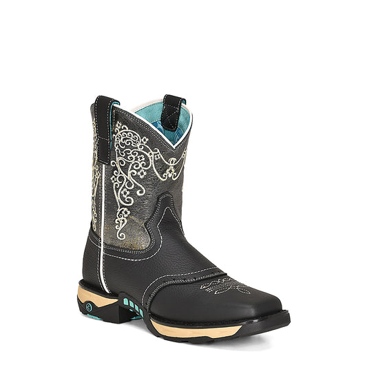 Corral Farm and Ranch Black/White Stitch