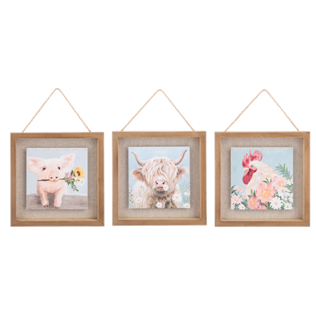 Ganz Flower Farm Hanging Plaques