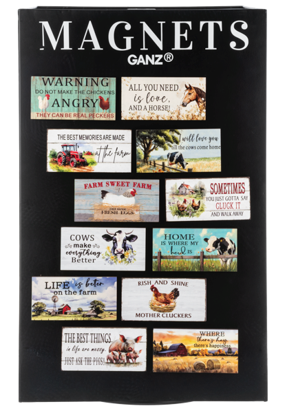 Ganz Down on the Farm Magnets