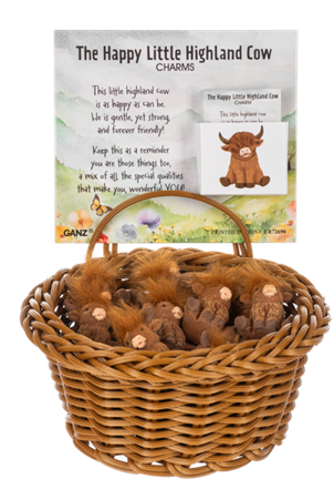 Ganz Happy Little Highland Cow Charm