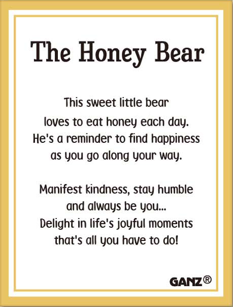 Ganz Honey Bear Charm