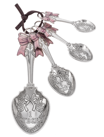 Ganz Pink Bow Measuring Spoons