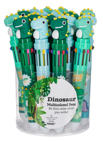 Ganz Dinosaur Multicolored Pens