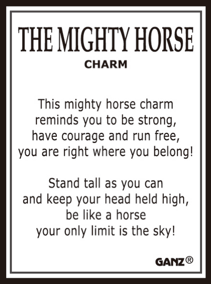 Ganz The Mighty Horse Charm