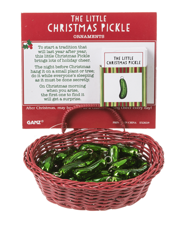 Ganz Christmas Pickle Mini Ornament