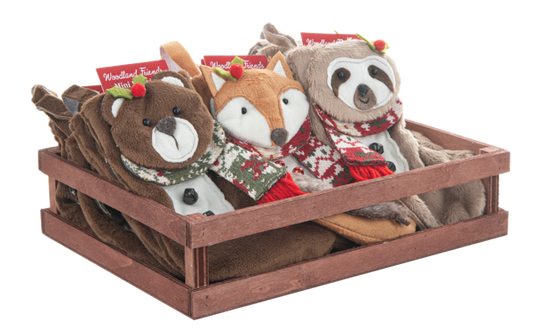 Ganz Woodland Friends Mini Stocking Gift Card Holder