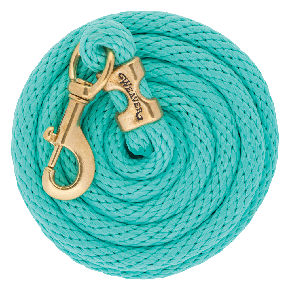 Weaver Poly Lead Rope Solid Brass Snap