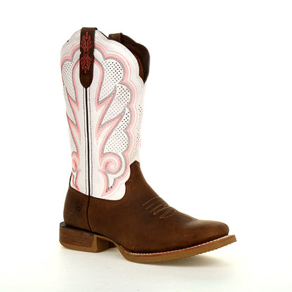 Durango Rebel Pro White/Brown Ventilated Boot
