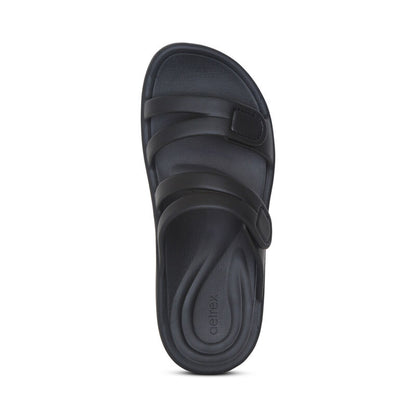 Aetrex Janey Sport Slide Black