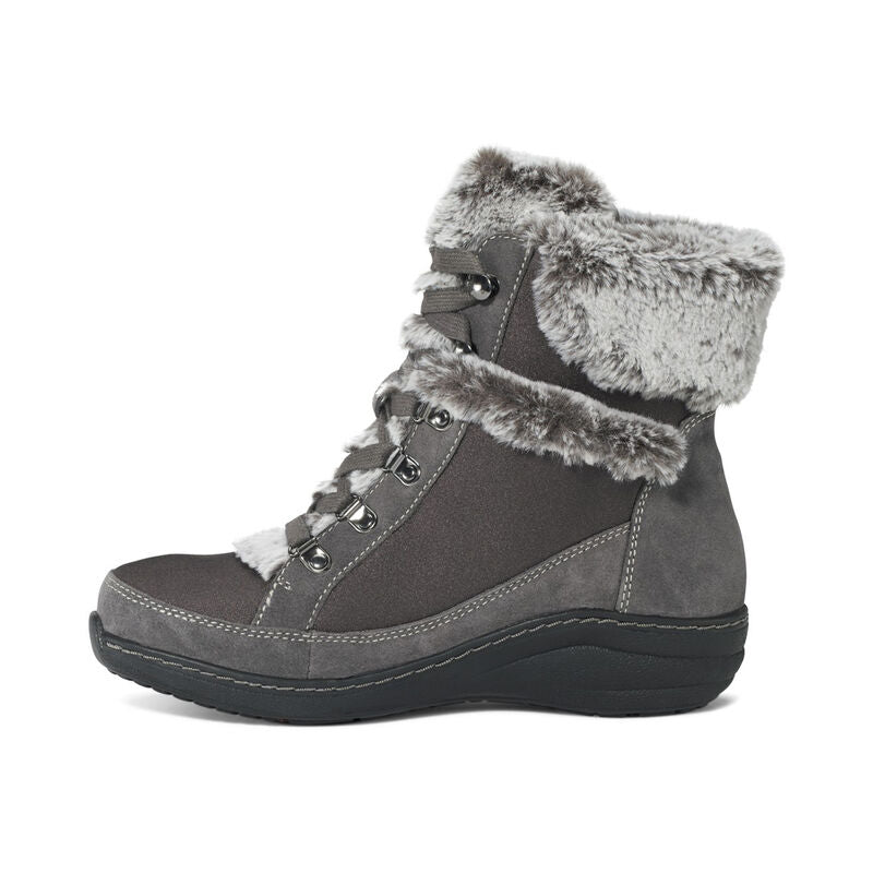 Aetrex Fiona Charcoal